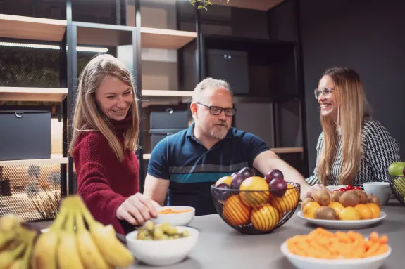 Zamestnanci epet spoločne raňajkujú